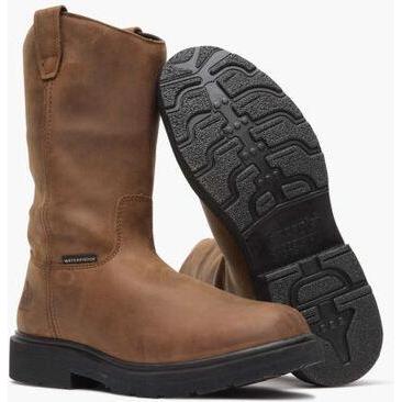 Georgia Men's Suspension 11" Waterproof Wellington Work Boot -Brown- GB00085 - Overlook Boots