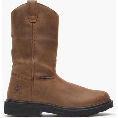 Georgia Men's Suspension 11" Waterproof Wellington Work Boot -Brown- GB00085 - Overlook Boots