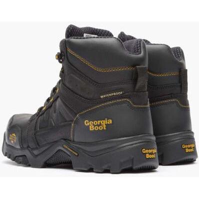 Georgia Men's Amplitude 6" Composite Toe Waterproof Work Boot- Black- GB00130 - Overlook Boots
