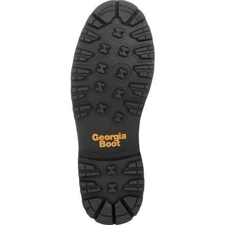 Georgia Men's Amp Lightweight Logger 9" Composite Toe Waterproof Work Boot - Black - GB00272 - Overlook Boots
