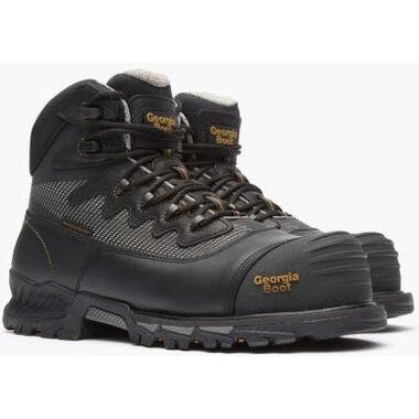 Georgia Men's Rumbler 6" Composite Toe Waterproof Hiker Work Boot- Black- GB00311 - Overlook Boots