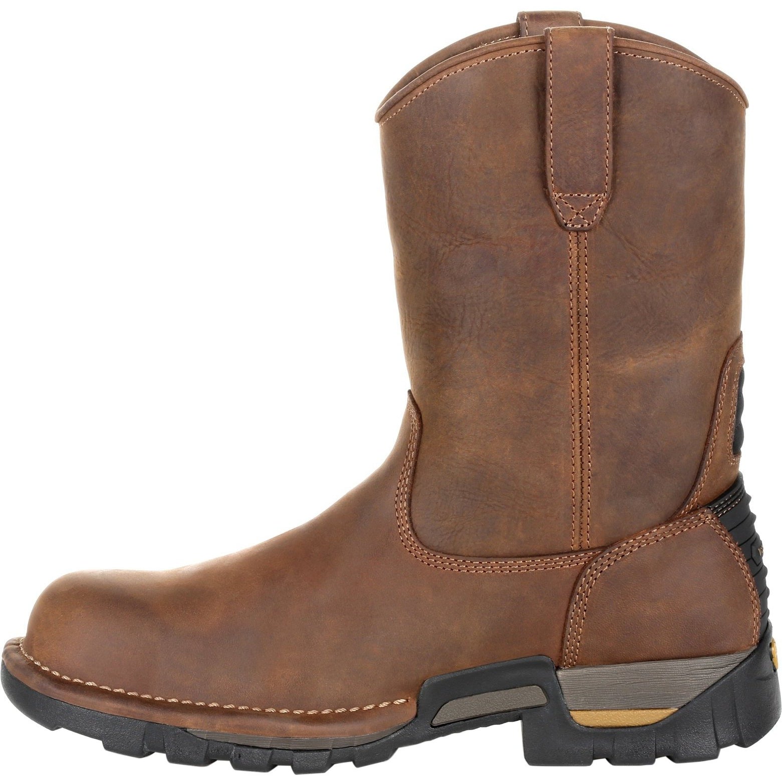 Georgia Men's Eagle One 10" Soft Toe Waterproof Work Boot - Brown - GB00314 - Overlook Boots