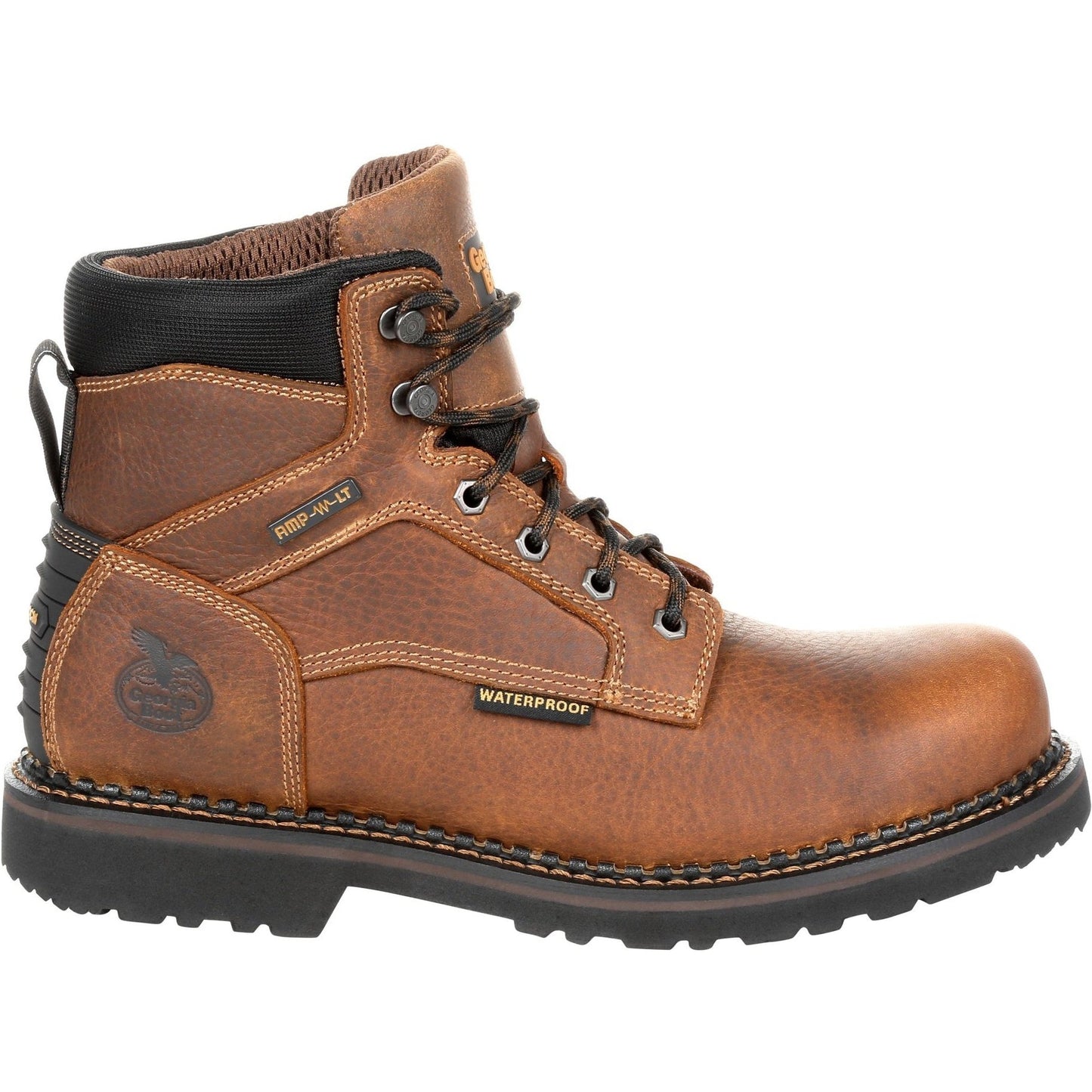 Georgia Men's Giant Revamp 6" Waterproof Work Boot - Brown - GB00316  - Overlook Boots