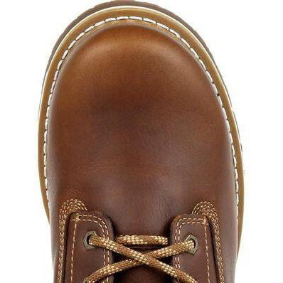 Georgia Men's Amped Lightweight Wedge Steel Toe WaterproofWork Boot - Brown - GB00351 - Overlook Boots