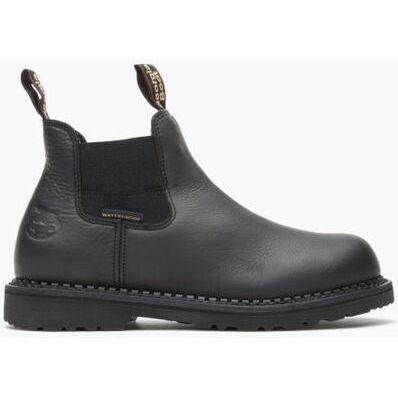 Georgia Men's Giant 6" Waterproof Slip Resistant Chelsea Work Boot -Black- GB00376 - Overlook Boots