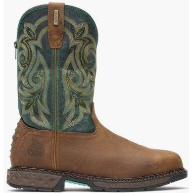 Georgia Women's Carbo Tec Lightweight 10" Steel Toe Waterproof Zip Western Work Boot- GB00386 - Overlook Boots