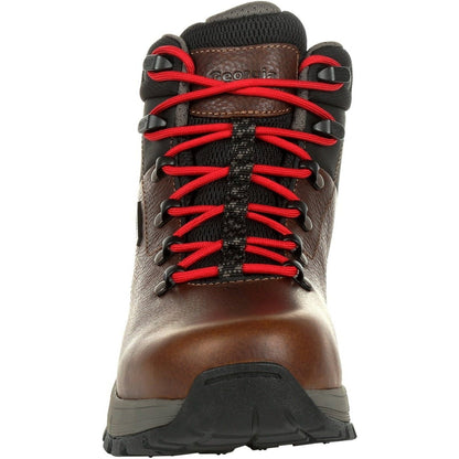Georgia Men's Eagle Trail 6" Alloy Toe Waterproof Hiker Work Boot - Brown - GB00397 - Overlook Boots