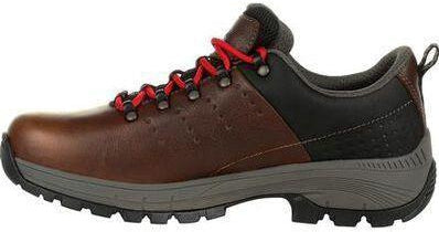 Georgia Men's Eagle Trail Soft Toe Waterproof Oxford Work Shoe - Brown - GB00398 - Overlook Boots