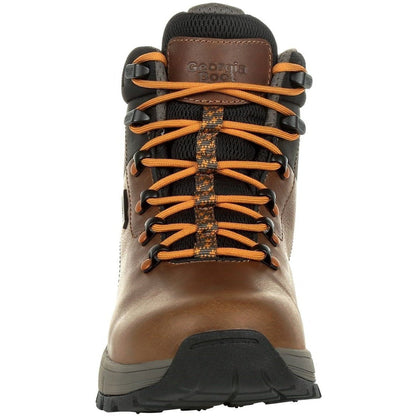 Georgia Men's Eagle Trail 6" Soft toe Waterproof Hiker Work Boot - Brown - GB00402 - Overlook Boots