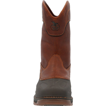 Georgia Men's Carbo-Tec LTR 11" Steel Toe Waterproof Wellington Work Boot GB00471 - Overlook Boots