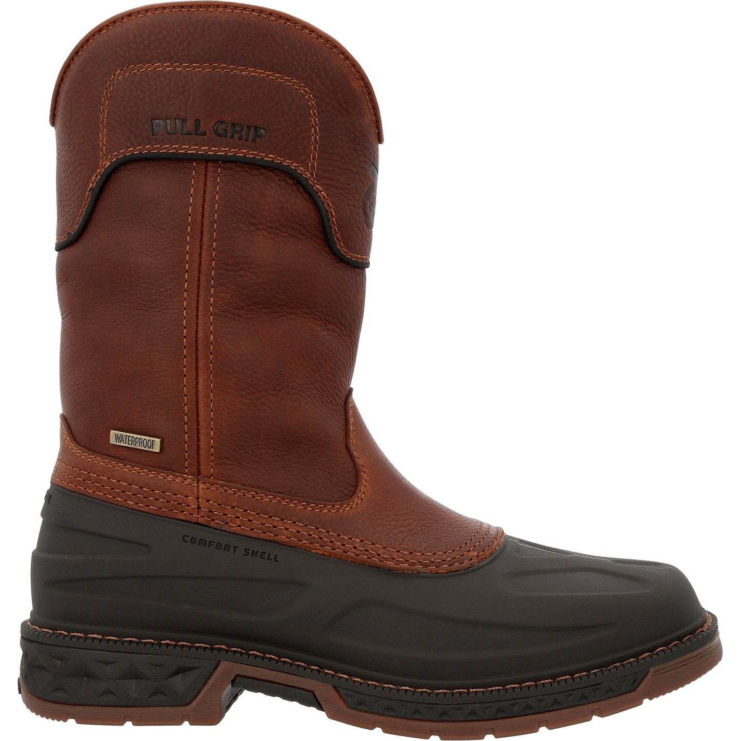 Georgia Men's Carbo-Tec LTR 11" Steel Toe Waterproof Wellington Work Boot GB00471 - Overlook Boots