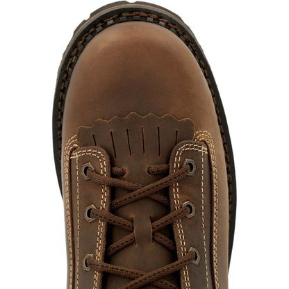 Georgia Men's Amped Lightweight Low Heel Logger 9" Composite Toe Waterproof Work Boot- GB00473 - Overlook Boots