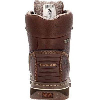 Georgia Women's Amp Lt Edge 6" Waterproof Alloy Toe Work Boot -Brown- GB00515 - Overlook Boots