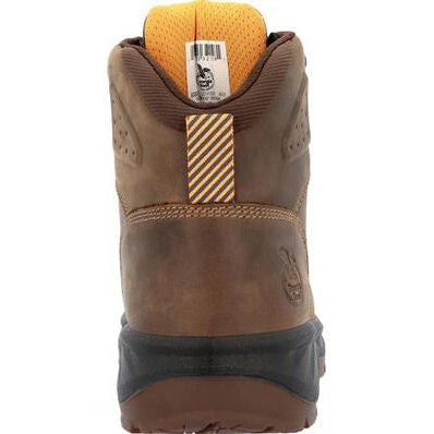 Georgia Men's Boot Ot 6" Waterproof Alloy Toe Work Boot -Brown- GB00522  - Overlook Boots