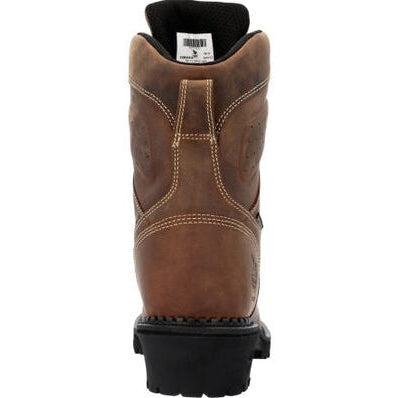 Georgia Men's Usa Logger 9" Waterproof Composite Toe Work Boot - Crazy - GB00540 - Overlook Boots