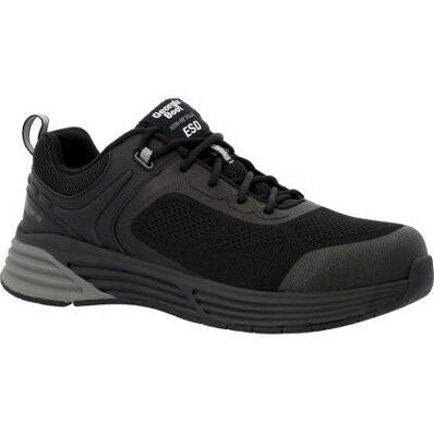 Georgia Men's Durablend Sport 3" Composite Toe Athletic Work Shoe -Black- GB00542 7 / Medium / Black - Overlook Boots