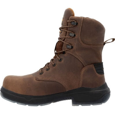 Georgia Men's Flxpoint Ultra 8" Waterproof Composite Toe Work Boot -Brown- GB00554 - Overlook Boots
