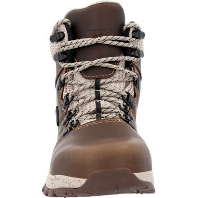 Georgia Women's Eagle Trail 5" Waterproof Alloy Toe Hiker Boot -Brown- GB00556 - Overlook Boots
