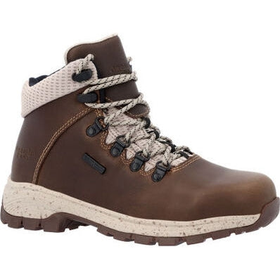 Georgia Women's Eagle Trail 5" Waterproof Alloy Toe Hiker Boot -Brown- GB00556 - Overlook Boots