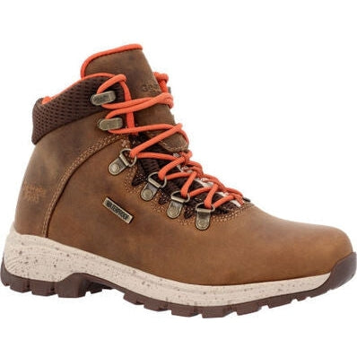 Georgia Women's Eagle Trail Waterproof Hiker Boot -Brown- GB00558  - Overlook Boots
