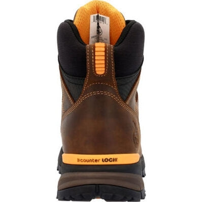 Georgia Men's TBD 6" Alloy Toe Waterproof Slip Resistant Work Boot -Brown- GB00597 - Overlook Boots