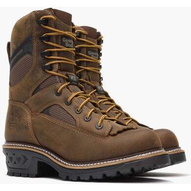 Georgia Men's Ltx Logger 9" Soft Toe Waterproof Work Boot -Horse- GB00616