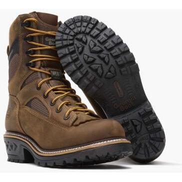 Georgia Men's Ltx Logger 9" Soft Toe Waterproof Work Boot -Horse- GB00616