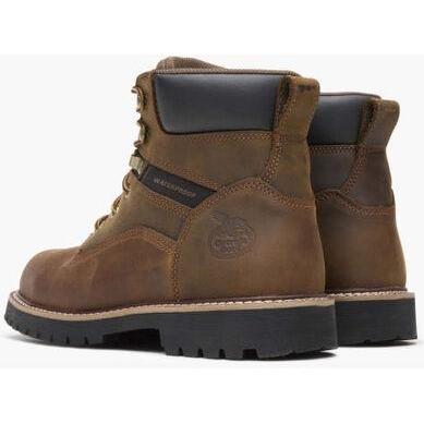 Georgia Men's Core 37 6" Steel Toe Waterproof Work Boot -Brown- GB00636 - Overlook Boots