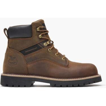 Georgia Men's Core 37 6" Steel Toe Waterproof Work Boot -Brown- GB00636 - Overlook Boots