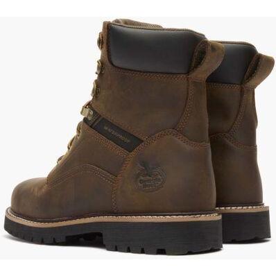 Georgia Men's Core 37 8" Waterproof Slip Resistant Work Boot -Brown- GB00637 - Overlook Boots