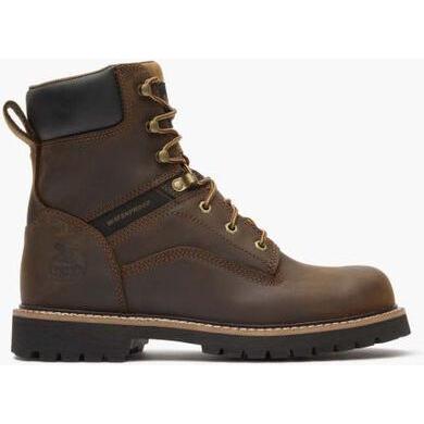 Georgia Men's Core 37 8" Waterproof Slip Resistant Work Boot -Brown- GB00637 - Overlook Boots