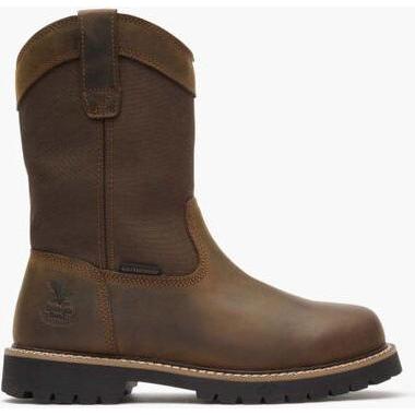 Georgia Men's Core 37 10" Waterproof Slip Resistant Work Boot -Brown- GB00638 - Overlook Boots