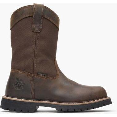 Georgia Men's Core 37 10" Steel Toe Waterproof Work Boot -Brown- GB00639 - Overlook Boots