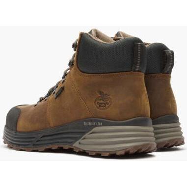 Georgia Men's Durablend 6" Composite Toe Waterproof Hiker Work Boot -Brown- GB00641 - Overlook Boots
