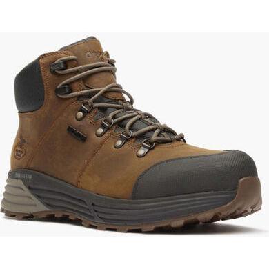 Georgia Men's Durablend 6" Composite Toe Waterproof Hiker Work Boot -Brown- GB00641 8 / Medium / Brown - Overlook Boots