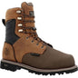 Georgia Men's Brute 8" Composite Toe Waterproof MG Work Boot- Brown- GB00643 8 / Medium / Brown - Overlook Boots