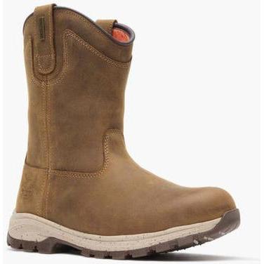 Georgia Women's Eagle Trail 10" Soft Toe Waterproof Pull On Work Boot -Brown- GB00645 6 / Medium / Brown - Overlook Boots