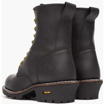 Georgia Men's Forestry 8" Soft Toe Logger Work Boot- Black- GB00648 - Overlook Boots