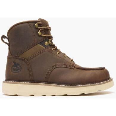 Georgia Men's Core 37 6" Soft Toe Slip Resistant Work Boot - Brown - GB00667 - Overlook Boots