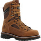 Georgia Men's LTX Logger 9" Soft Toe Waterproof Work Boot- Brown- GB00668 8 / Medium / Brown - Overlook Boots