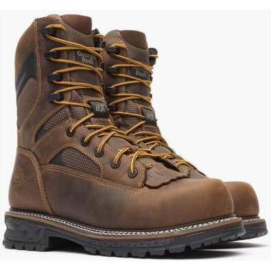 Georgia Men's LTX Logger 9" Composite Toe Waterproof Work Boot- Brown- GB00669 - Overlook Boots