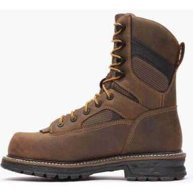 Georgia Men's LTX Logger 9" Composite Toe Waterproof Work Boot- Brown- GB00669 - Overlook Boots