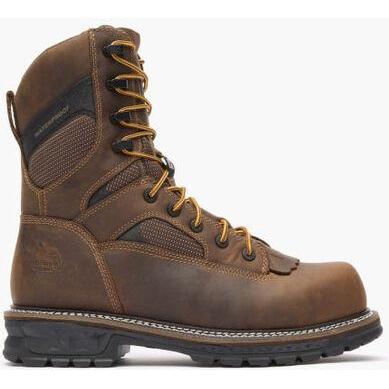 Georgia Men's LTX Logger 9" Composite Toe Waterproof Work Boot- Brown- GB00669 - Overlook Boots