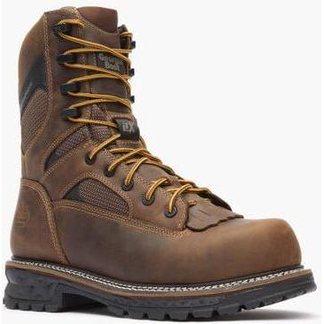Georgia Men's LTX Logger 9" Composite Toe Waterproof Work Boot- Brown- GB00669 8 / Medium / Brown - Overlook Boots