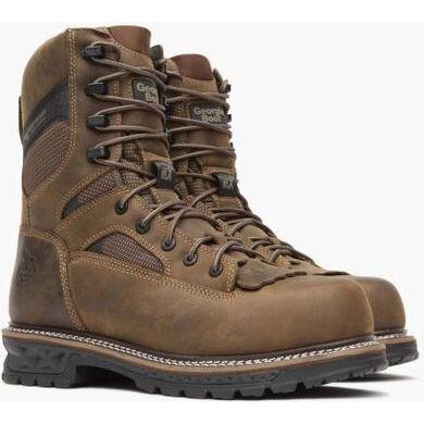 Georgia Men's Logger LTX 9" Composite Toe Waterproof 400G Work Boot -Brown- GB00681 - Overlook Boots