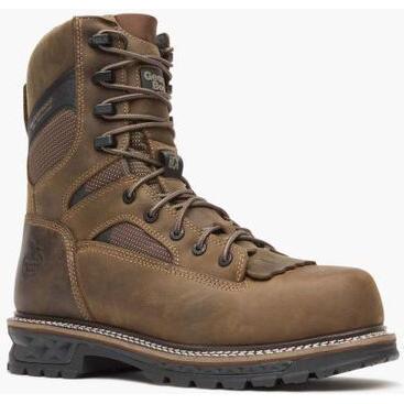 Georgia Men's Logger LTX 9" Composite Toe Waterproof 400G Work Boot -Brown- GB00681 8 / Medium / Brown - Overlook Boots