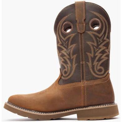 Georgia Men's Core 37 11" Soft Toe Waterproof Western Work Boot -Brown- GB00691 - Overlook Boots