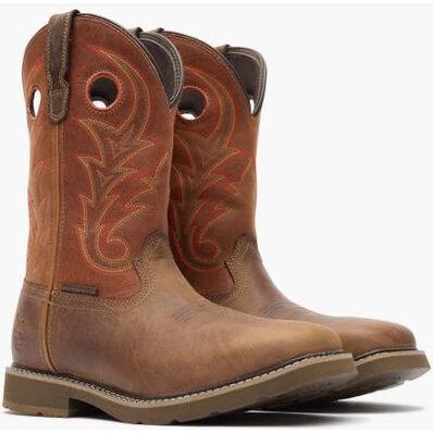 Georgia Men's Core 37 11" Soft Toe Waterproof Western Work Boot- Brown- GB00693 - Overlook Boots