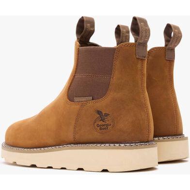 Georgia Men's Core 37 6" Soft Toe Waterproof Chelsea Work Boot - Barracuda - GB00694 - Overlook Boots