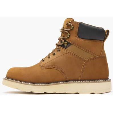 Georgia Men's Core 37 6" Steel Toe Waterproof Wedge Work Boot - Gold - GB00695 - Overlook Boots